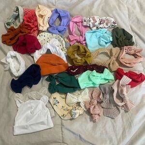 Colorful Baby Headbands and Hats Collection